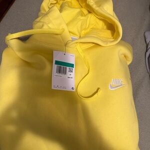 2 New Nike Hoodies Men’s XL - yellow has tags orange has no tags but never worn